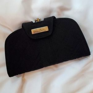 Black Vera Bradley quilted wallet